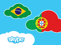 Portuguese language school in Kiev offers to learn the language remotely via Skype.